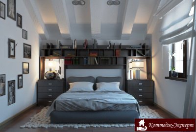 3D-визуализация спальной